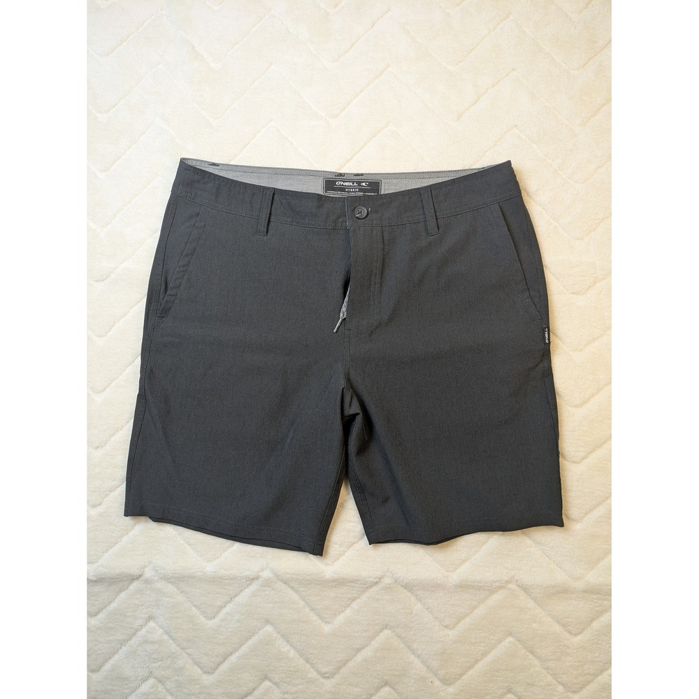 O'Neill Hybrid Shorts Mens 36 Hyperfreak Hyperdry Charcoal Grey Standard Fit